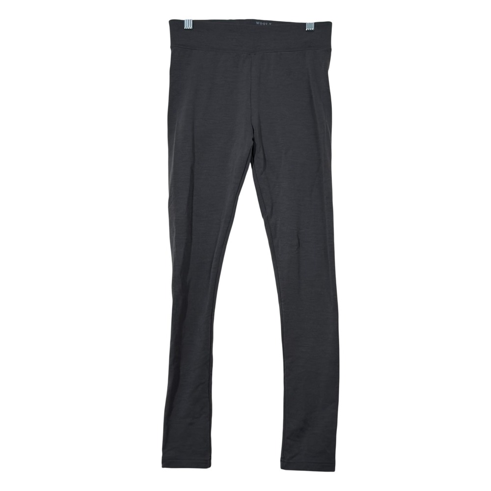 Woolx Stella Leggings Women XS Gray Merino Wool Blend Base Layer Tights Athletic - Picture 1 of 6